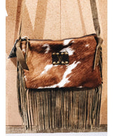 Maxine Crossbody Fringe LV Bag Cowhide - miamidrugpossession