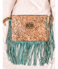 Maxine Crossbody Fringe LV Bag Turquoise - clearpathherbicide