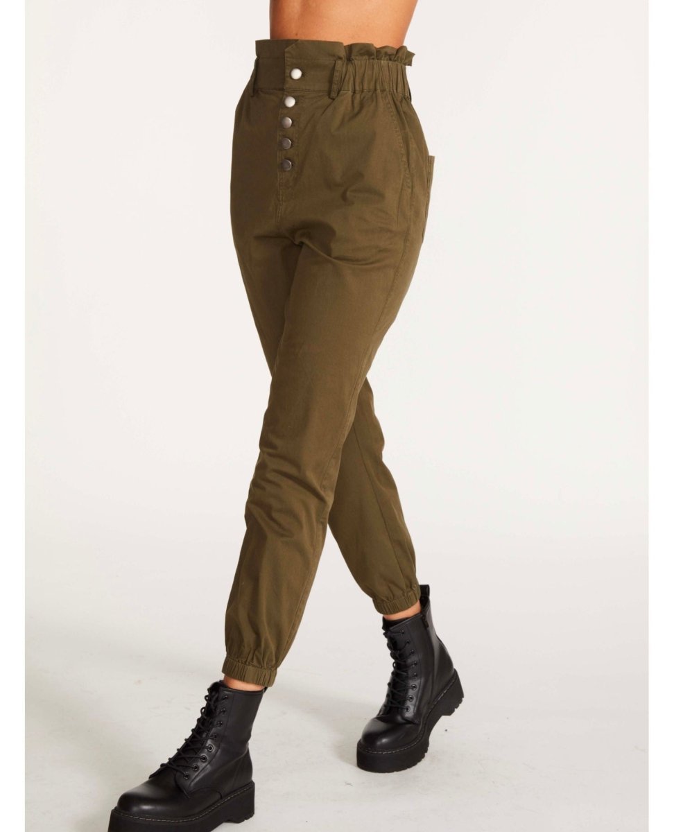 Melanie Pant Olive Night - miamidrugpossession