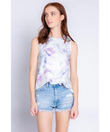 Melting Crayons Tank Sea Blue - miamidrugpossession