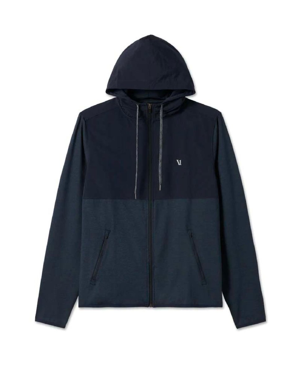 Men's Sunday Element Jacket Navy Heather - miamidrugpossession