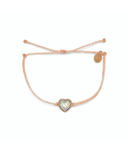 Mermaid Heart Bracelet Blush - miamidrugpossession