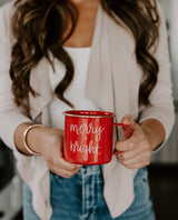 Merry & Bright Campfire Coffee Mug - miamidrugpossession