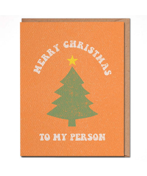 Merry Christmas To My Person Card - clearpathherbicide