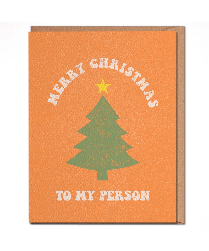 Merry Christmas To My Person Card - miamidrugpossession