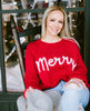 Merry Crew Holiday Red Sweater - miamidrugpossession