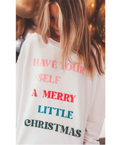 Merry Little Christmas Sweatshirt - miamidrugpossession