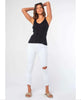 Mesmerized Black Sweater Tank Top - miamidrugpossession