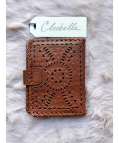 Mexicana Small Wallet, Cognac - miamidrugpossession