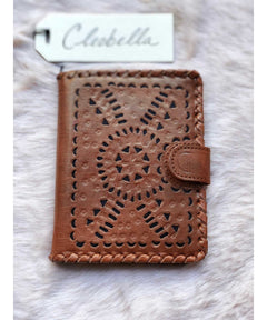 Mexicana Small Wallet, Cognac - miamidrugpossession