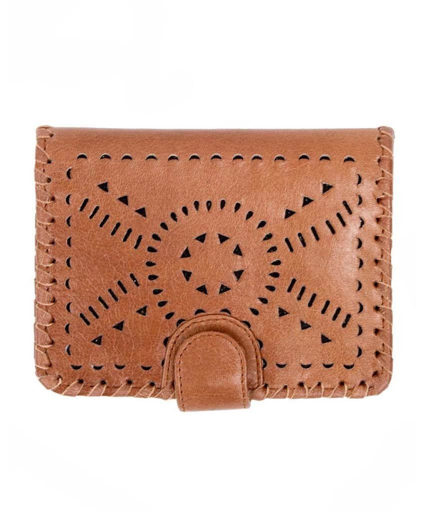 Mexicana Small Wallet, Cognac - miamidrugpossession