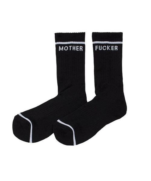 MF Baby Steps Socks, Black & White - miamidrugpossession