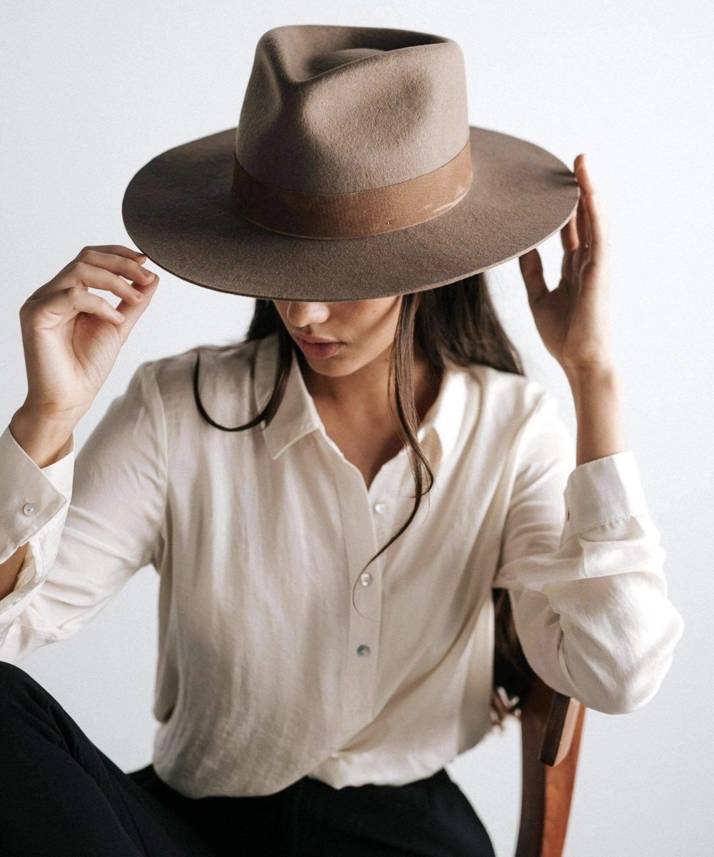 Miller Brown Pinched Fedora - miamidrugpossession