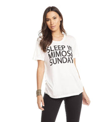 Mimosa Sunday Tee - PINK ARROWS