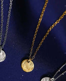 Mini Coin Necklace Gold - miamidrugpossession