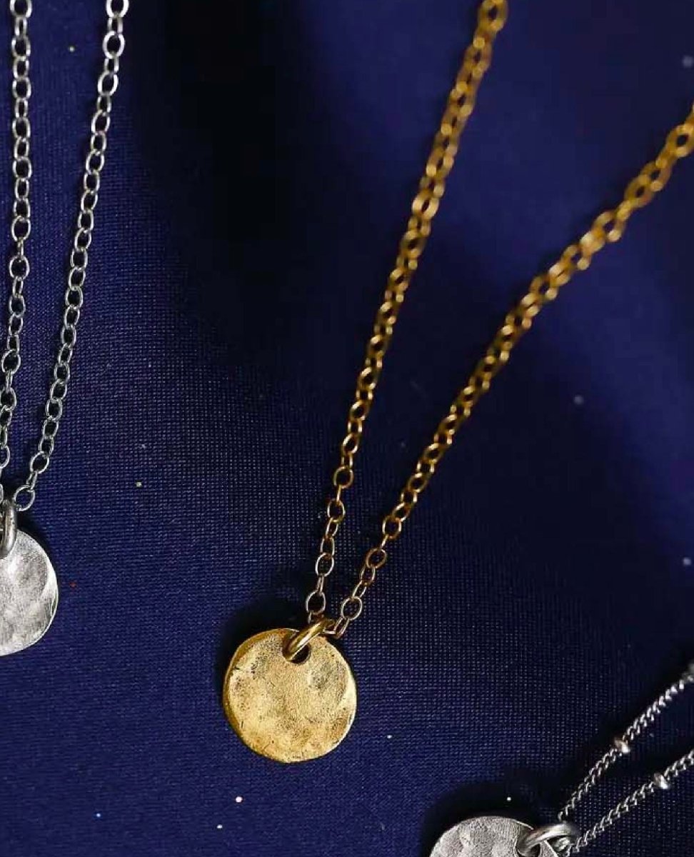 Mini Coin Necklace Gold - clearpathherbicide