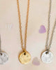 Mini Coin Necklace Gold - clearpathherbicide