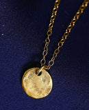 Mini Coin Necklace Gold - miamidrugpossession