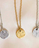 Mini Coin Necklace Gold - miamidrugpossession