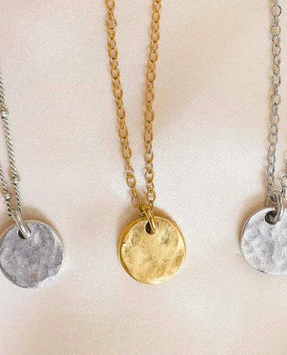 Mini Coin Necklace Gold - miamidrugpossession