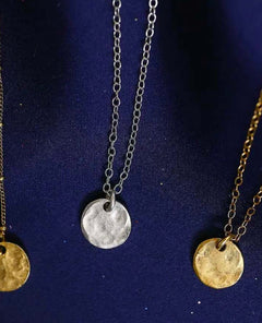 Mini Coin Necklace Silver - clearpathherbicide