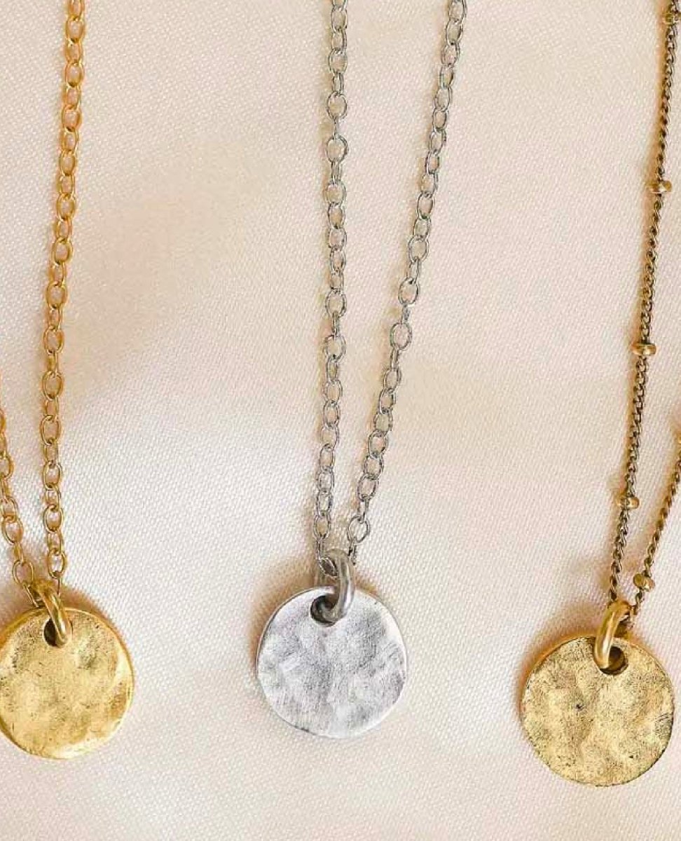 Mini Coin Necklace Silver - miamidrugpossession