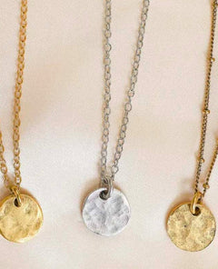 Mini Coin Necklace Silver - clearpathherbicide