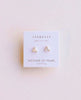 Mini Energy Gem Mother of Pearl Earrings - clearpathherbicide