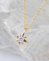 Mini Star Necklace Gold - PINK ARROWS