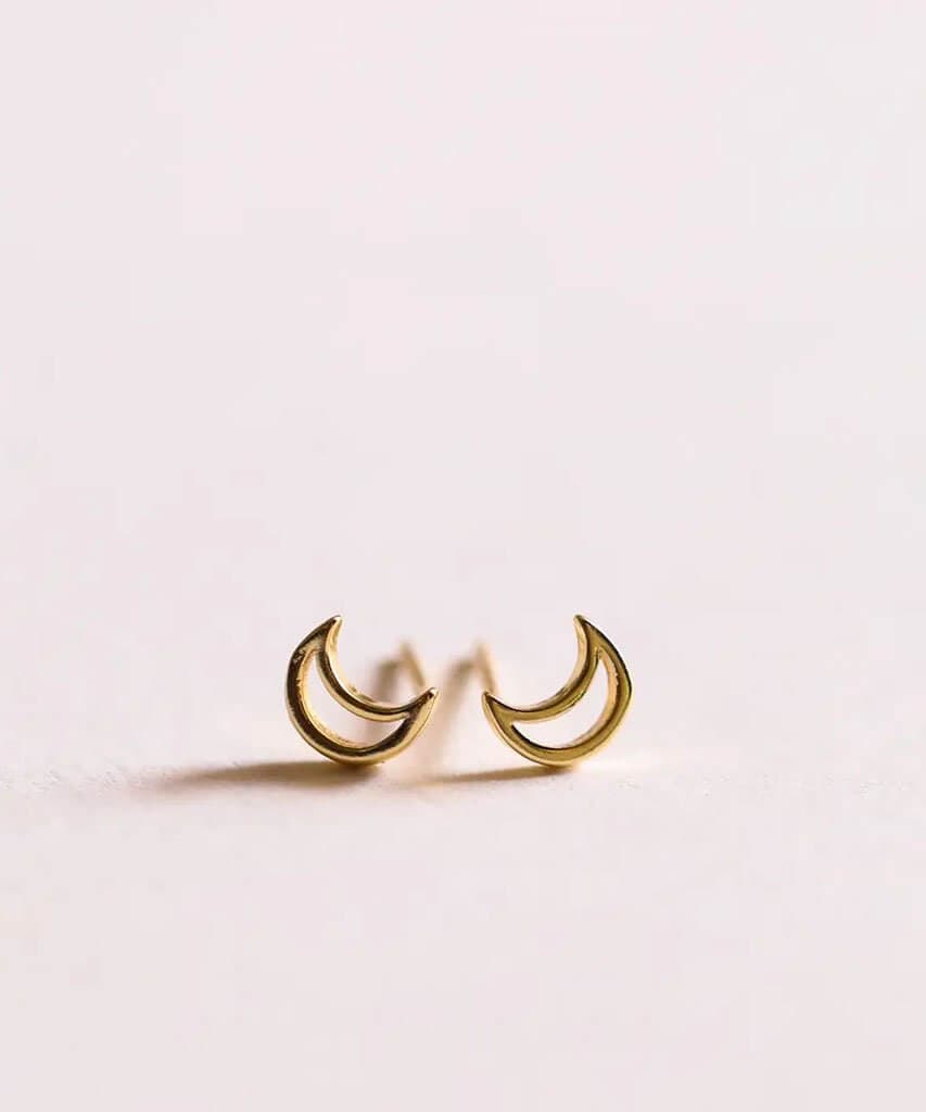 Minimalist Moon Earrings - miamidrugpossession