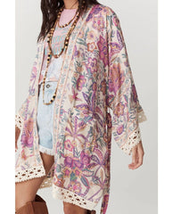 Mojave Lily Short Robe Opal - PINK ARROWS