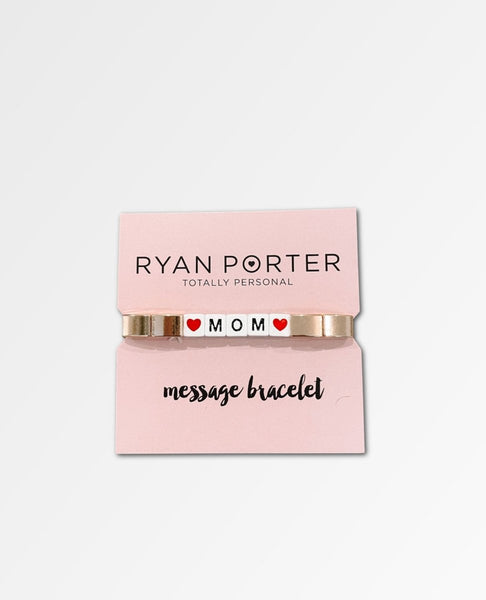 ♥ MOM ♥ Letters Gold Bracelet - clearpathherbicide