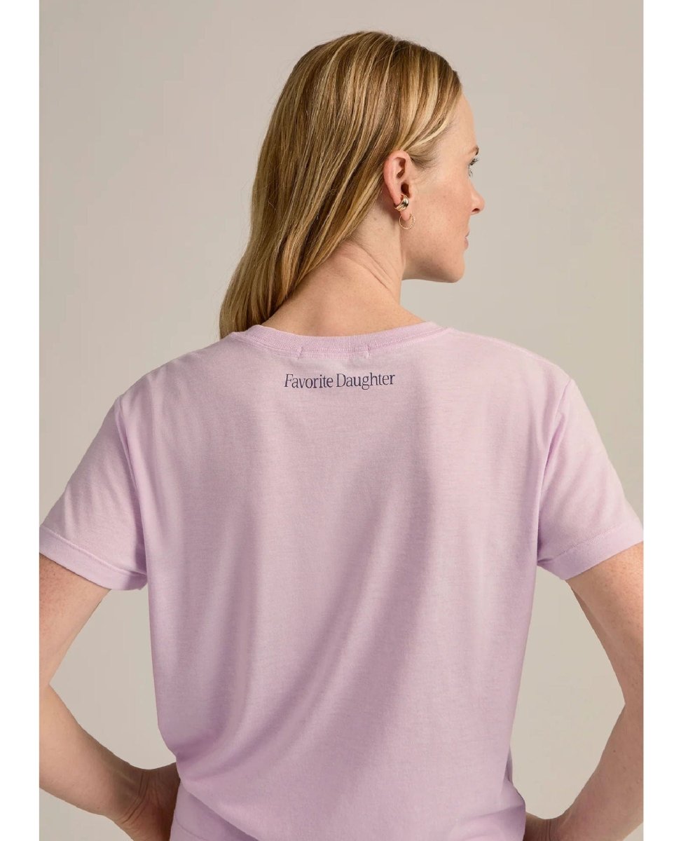 Mom Of The Year Tee Wisteria - PINK ARROWS