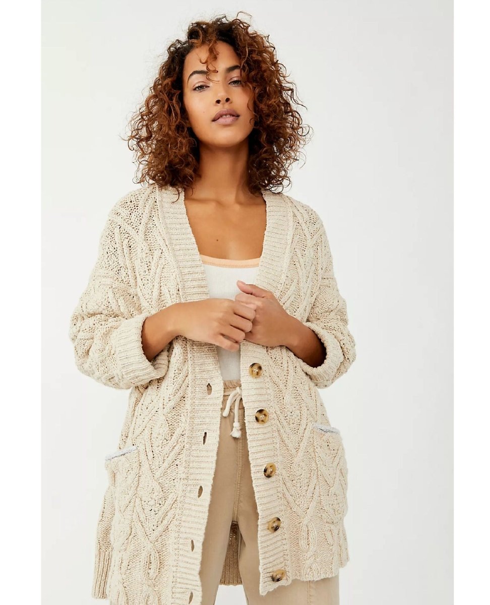 Montana Cable Cardi Tea - miamidrugpossession