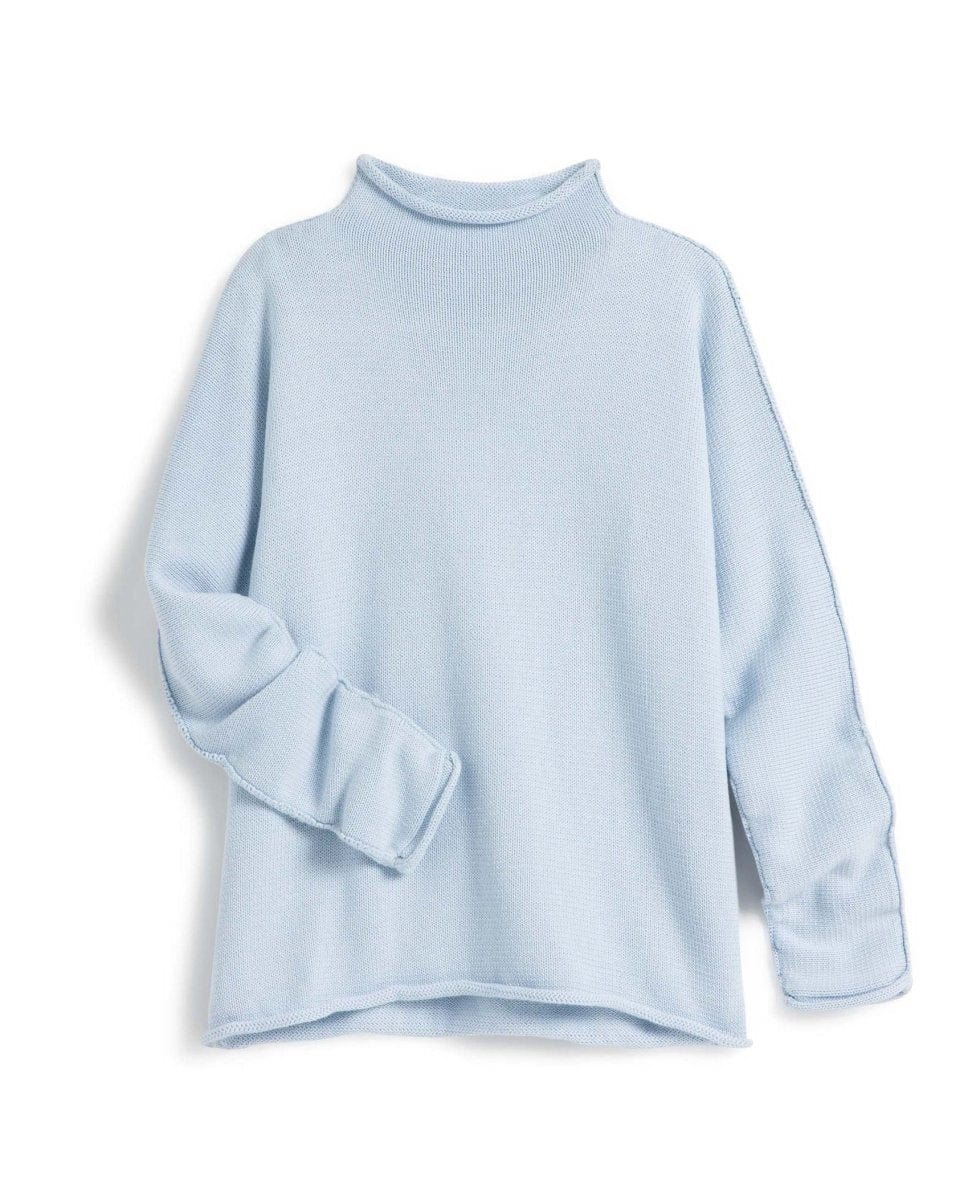 Monterey Cotton Sweater Ice Blue - PINK ARROWS