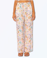 Morelia Floral Vacay Pant - PINK ARROWS