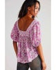 Mossy Short Sleeve Blouse Lilac - clearpathherbicide