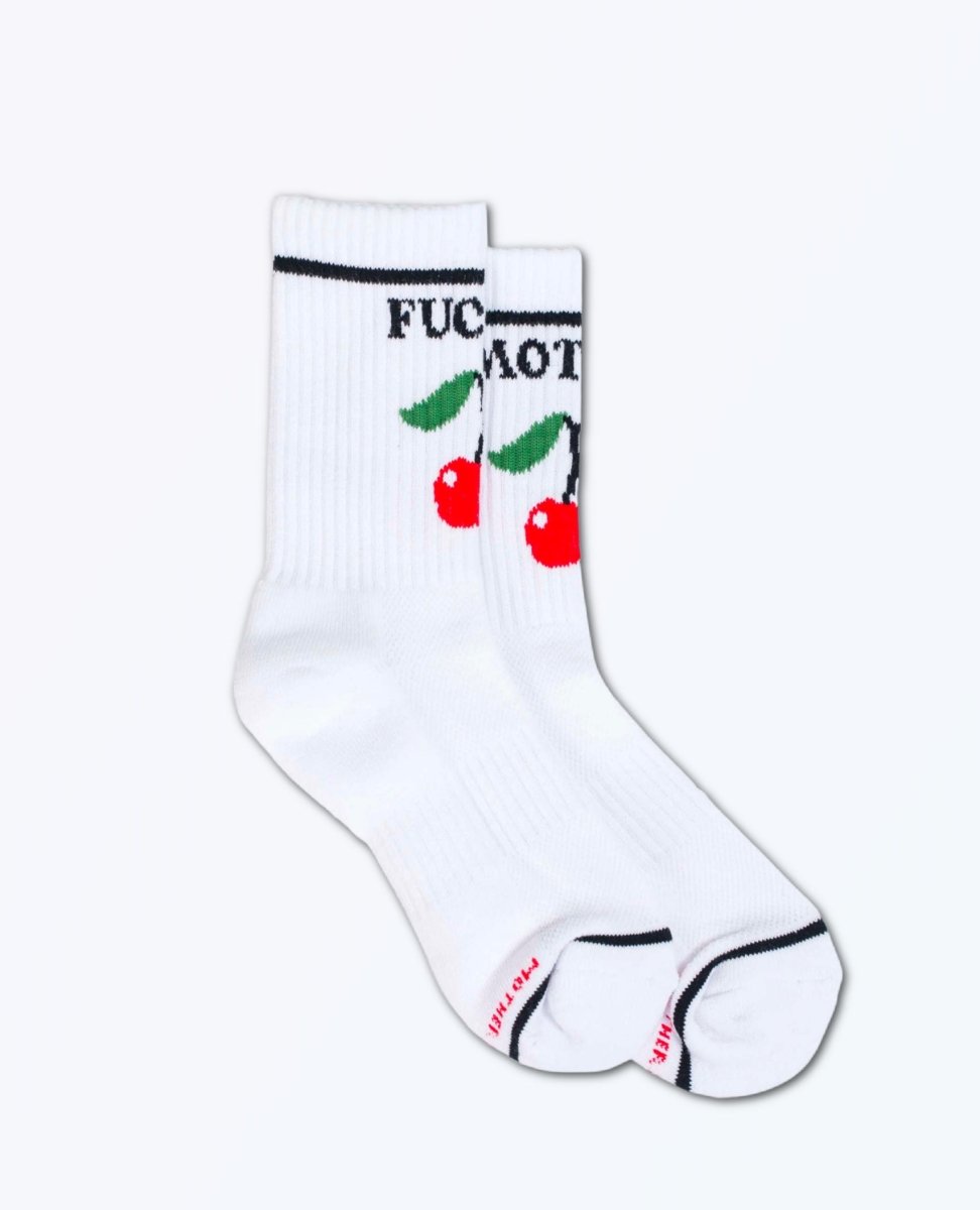 Mother Cherry Sock White - miamidrugpossession