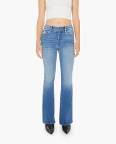 MOTHER Denim Weekender Bootcut Layover - PINK ARROWS