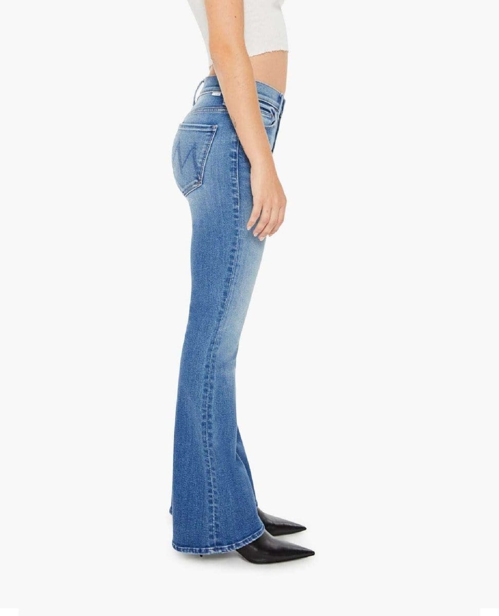 MOTHER Denim Weekender Bootcut Layover - PINK ARROWS