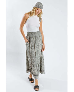 Moulika Skirt Black White Color - clearpathherbicide