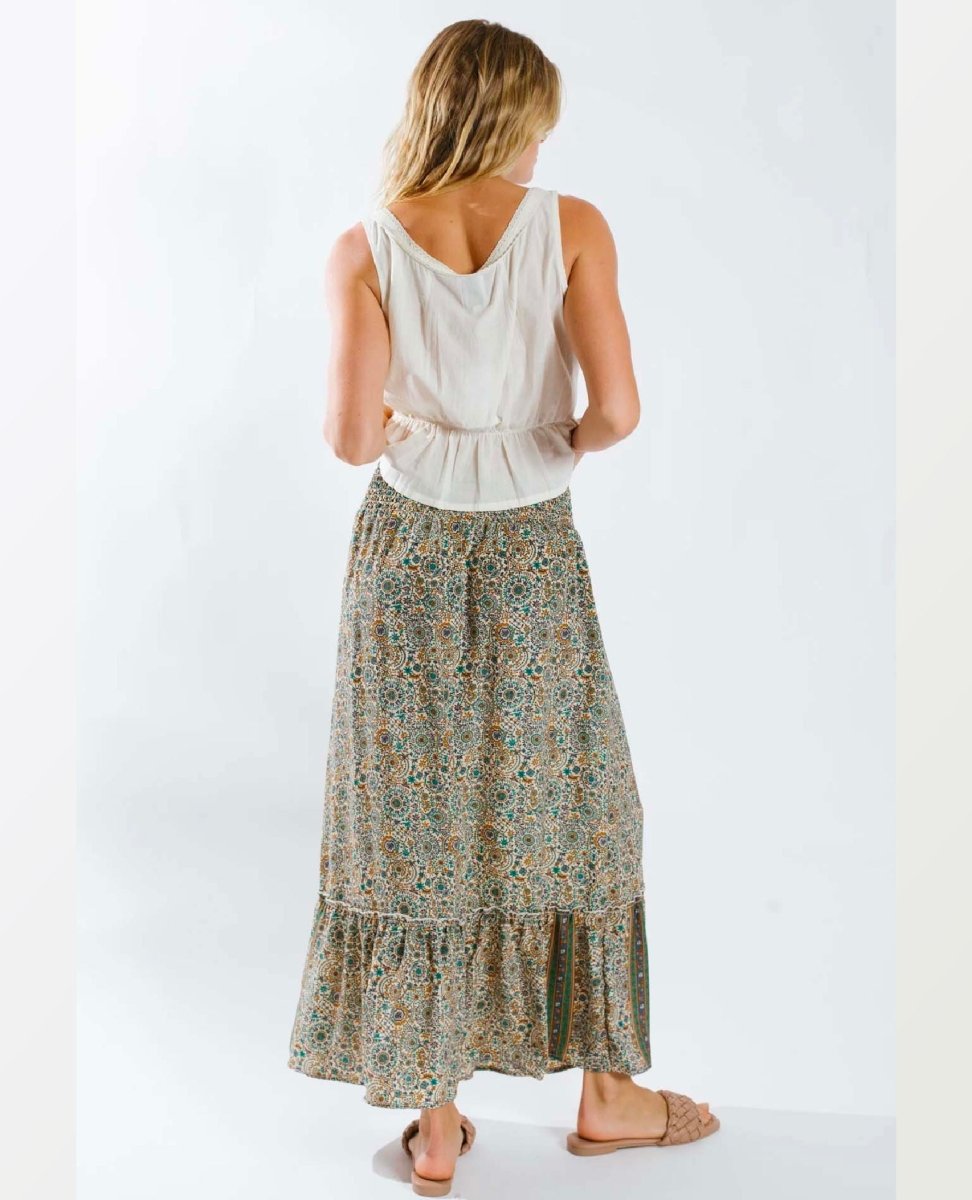 Moulika Skirt Multi Color - miamidrugpossession