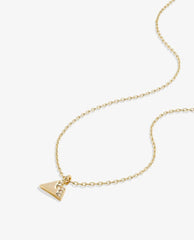 Move Mountains Necklace Gold/Crystal - PINK ARROWS