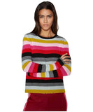 Multistripe Crew Neck Sweater - miamidrugpossession