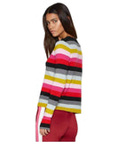 Multistripe Crew Neck Sweater - miamidrugpossession