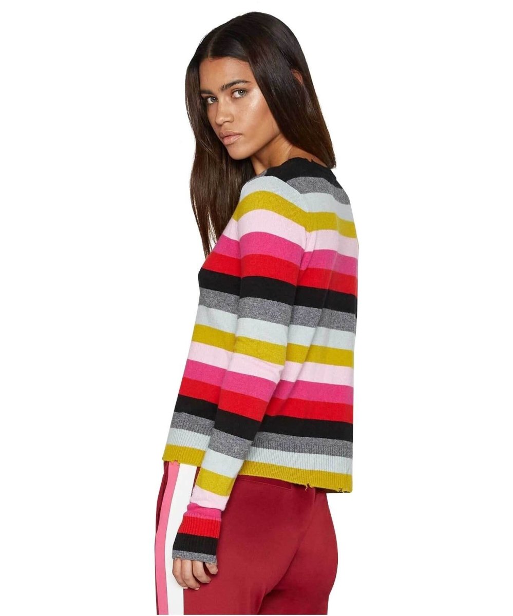 Multistripe Crew Neck Sweater - clearpathherbicide