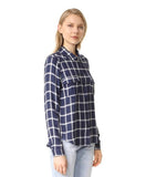 Mya Plaid Peacoat/Cream - clearpathherbicide