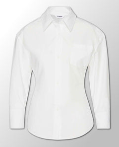 Nadia White Button Down Shirt - clearpathherbicide