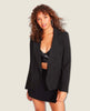 Naomi Double Breasted Blazer Black - clearpathherbicide