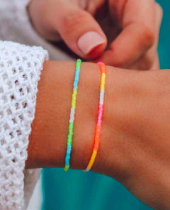 Neon Ombre Seed Bead Bracelet - clearpathherbicide